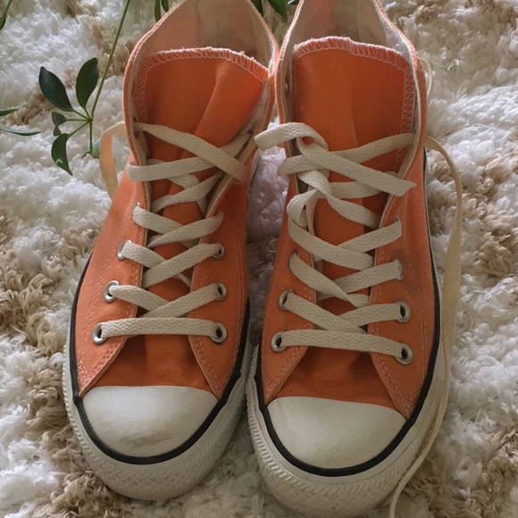 light orange converse